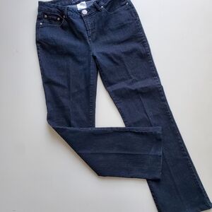 Dark Blue Women's Straight-Leg Jeans